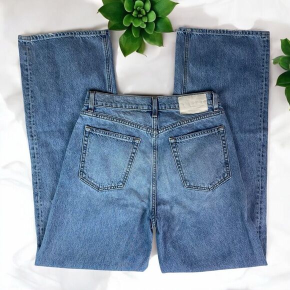 GRLFRND Brooklyn High Rise Loose Straight Jeans in Lost Palms - 28 - Picture 6 of 10